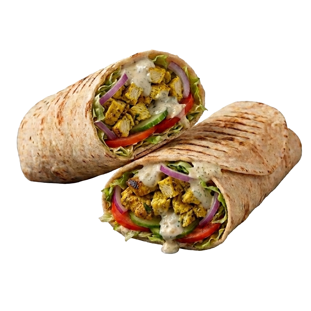 Kylling i rullekebab